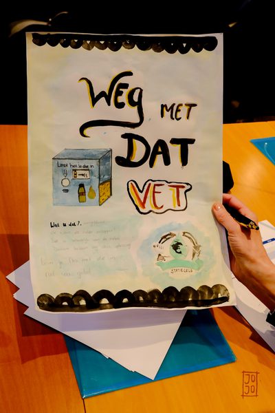 Poster Weg met dat vet